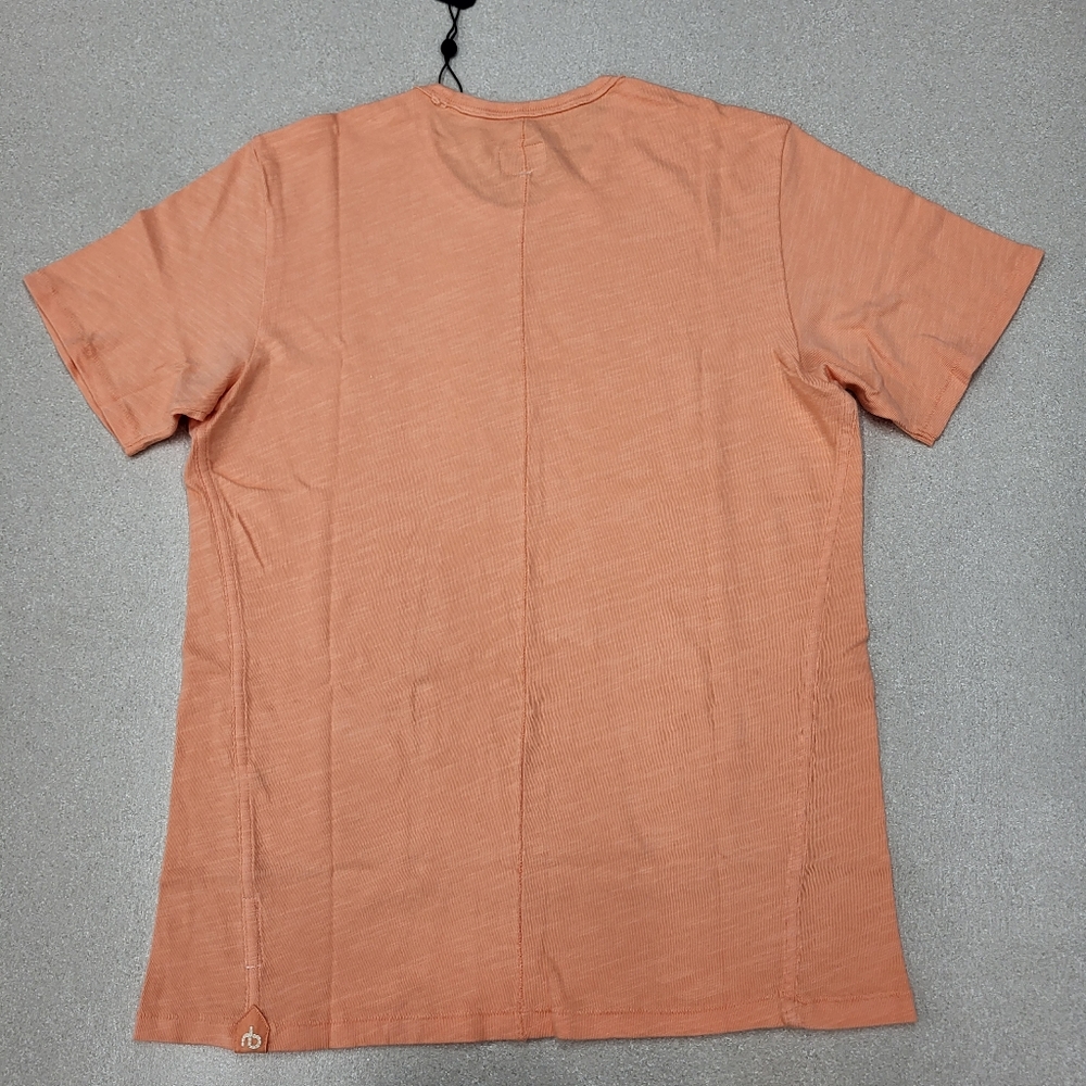 ( RB-13) Rag & Bone Classic Tee Flame in Peach fizz - Picture 3 of 3